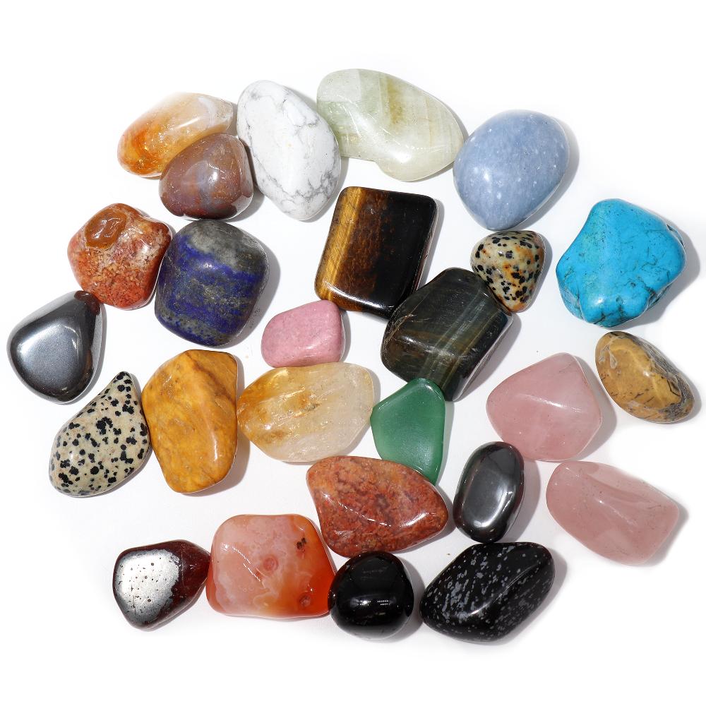ancient wisdom Lucky Dip Mixed Tumble Stones - o.5kg (aprox. 25 stones)
