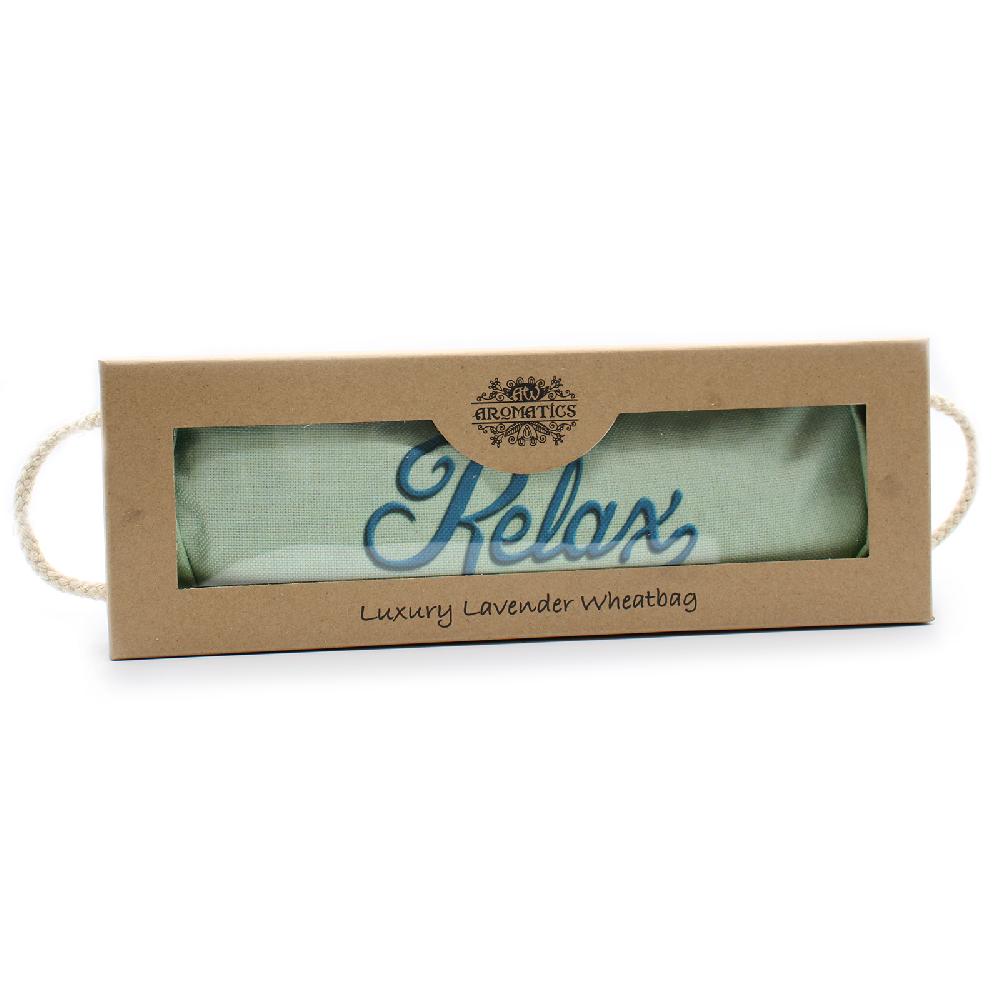 ancient wisdom Luxury Lavender Wheat Bag in Gift Box - Blue Sky RELAX