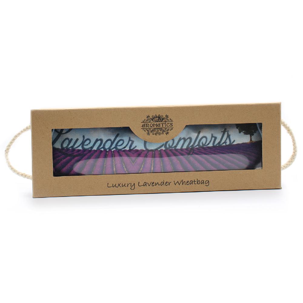 ancient wisdom Luxury Lavender Wheat Bag in Gift Box - Lavender Comforts