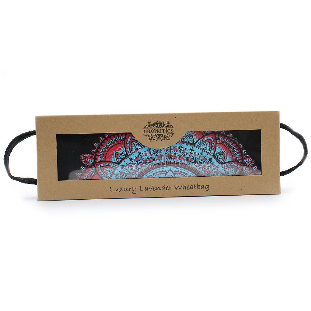 ancient wisdom Luxury Lavender Wheat Bag in Gift Box - Mandala