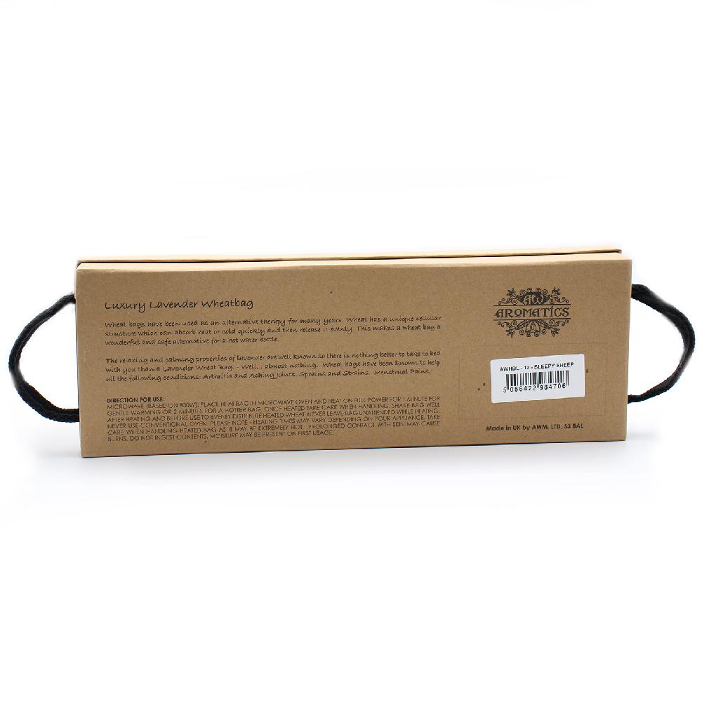 Ancient Wisdom Luxury Lavender Wheat Bag In Gift Box - Sleepy Sheep