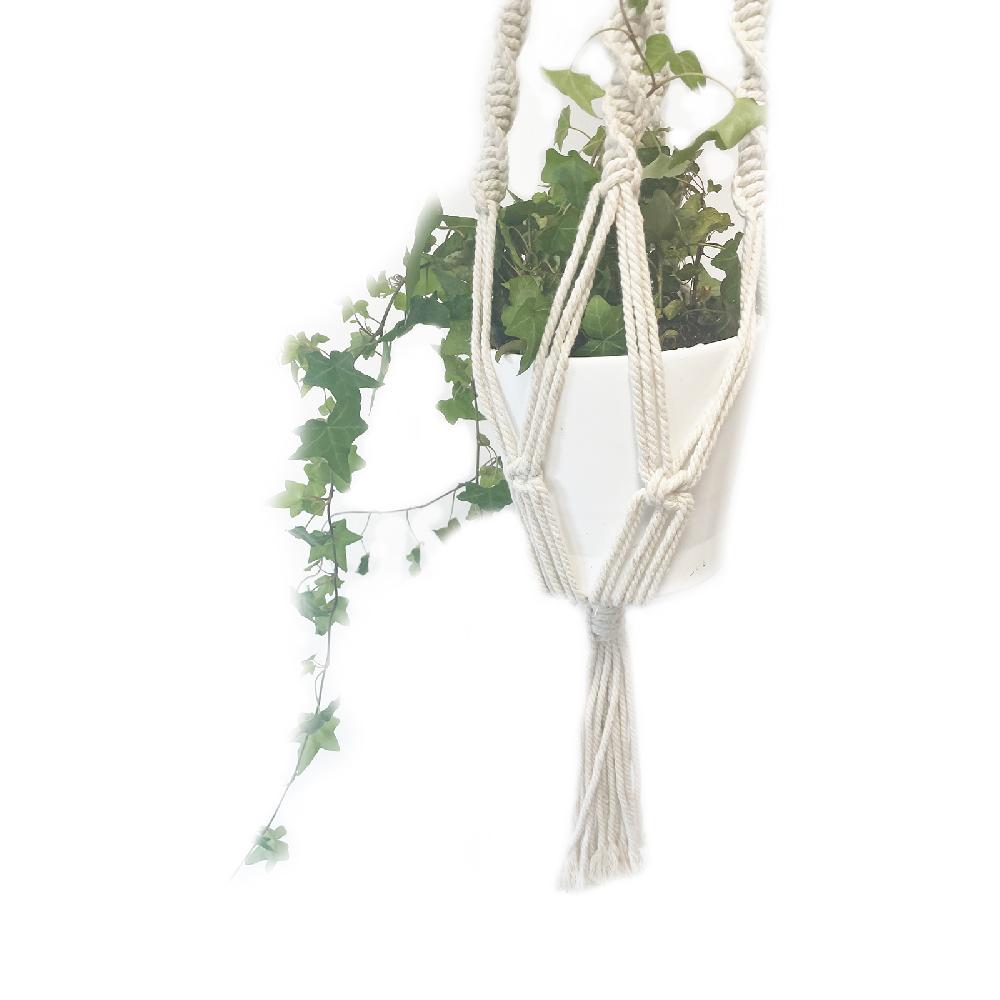 Ancient Wisdom Macrame Pot Holder - Large Pot Holder - Extra Long