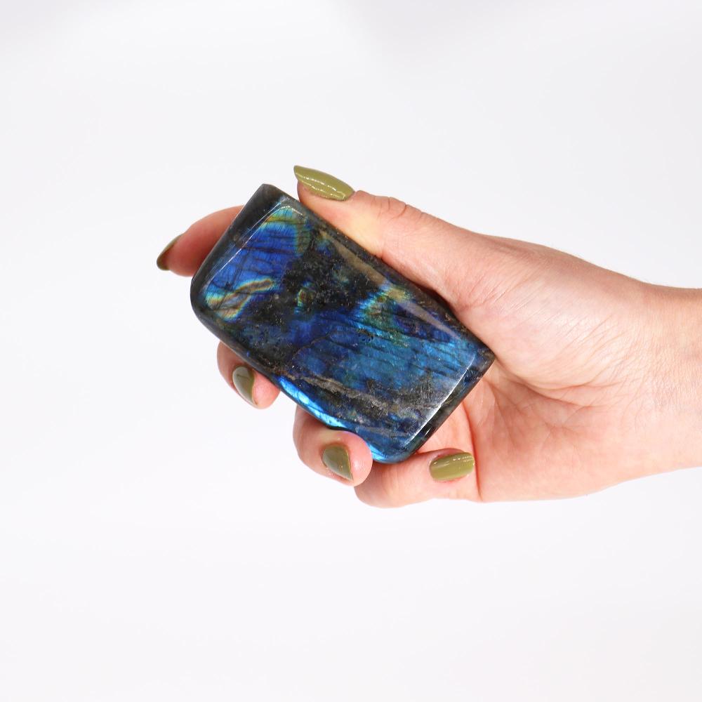 Ancient Wisdom Madagascar Labradorite Medium Stones (approx 250-300gms 80-100mm)