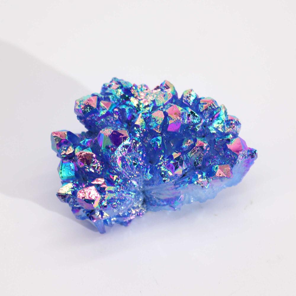 Ancient Wisdom Med Enhanced Quartz - Aura Aqua Halo Quartz (approx 100-150gm 7-10cm)