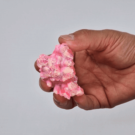 Ancient Wisdom Med Enhanced Quartz - Aura Rose Halo Quartz (approx 100-150gm 7-10cm)