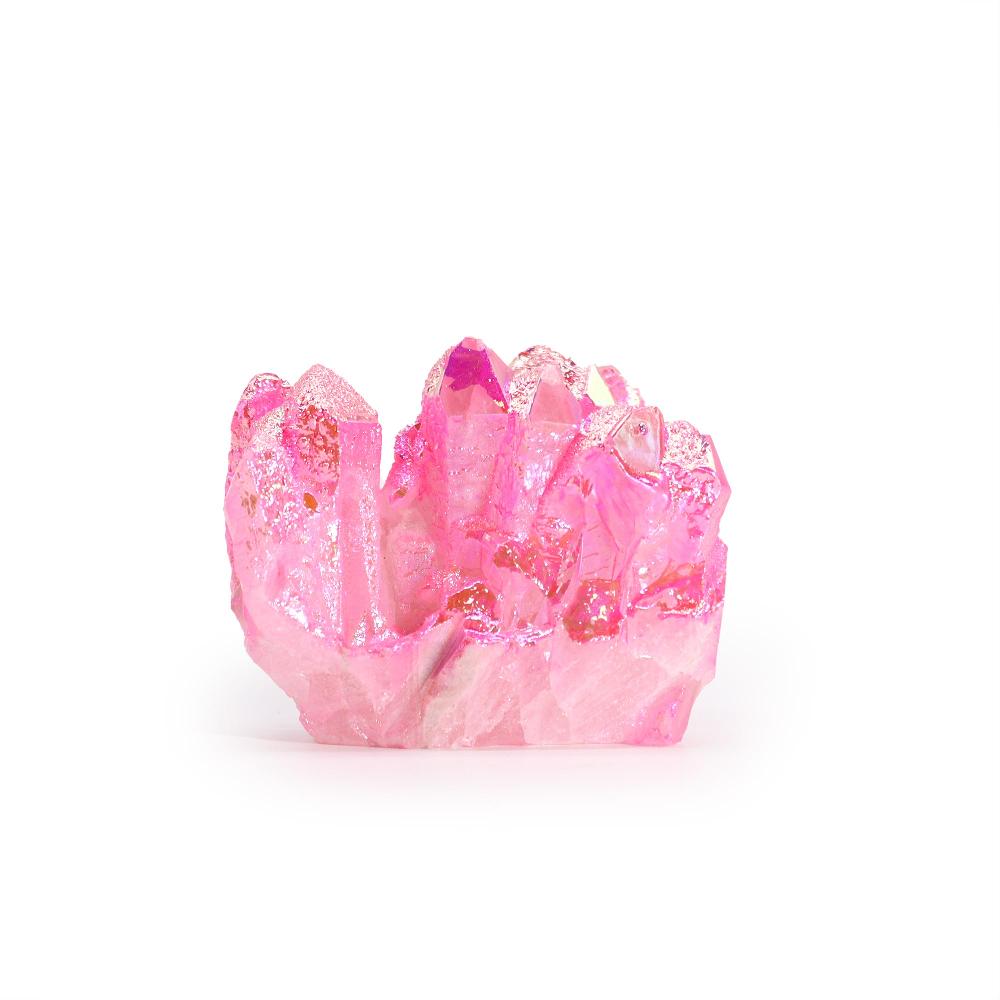 ancient wisdom Med Enhanced Quartz - Aura Rose Halo Quartz (approx 100-150gm 7-10cm)