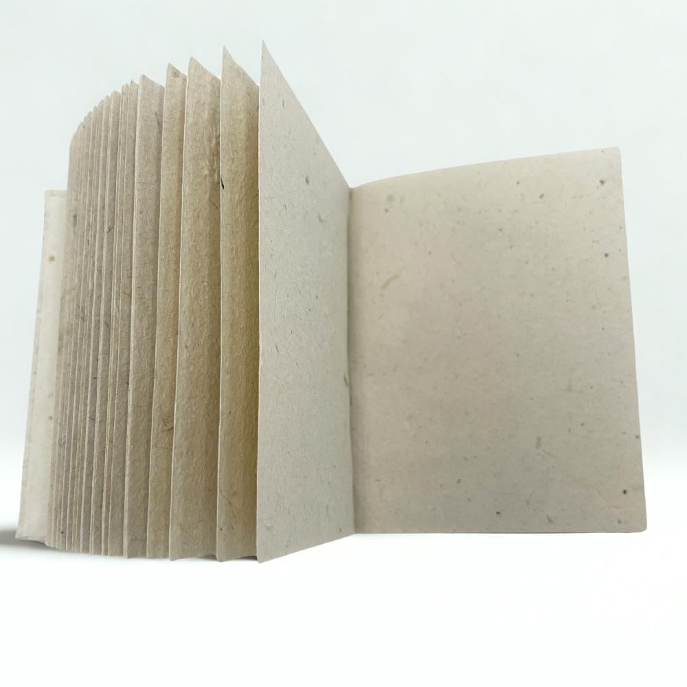 Ancient Wisdom Med Lokta Bodhi Leaf Notebook Lrg (15x12cm) - 45 Leafs (assorted)