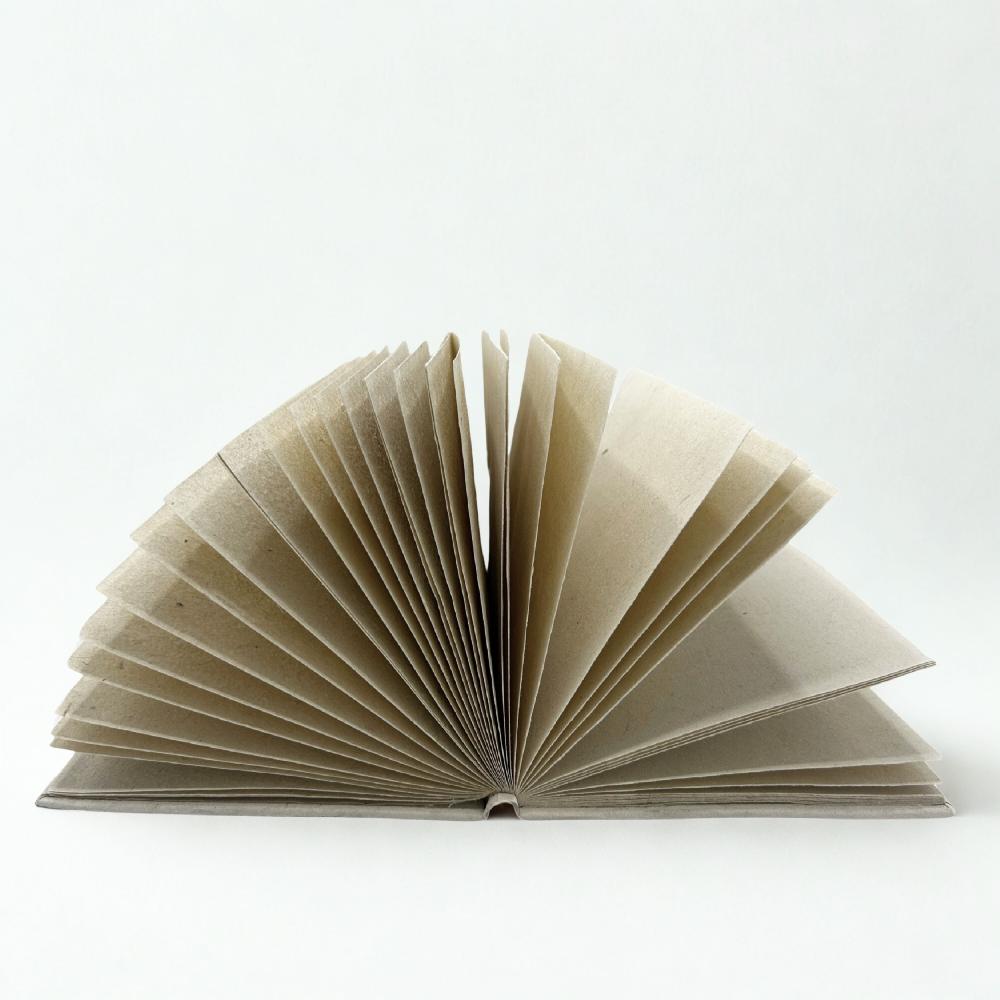 Ancient Wisdom Med Lokta Bodhi Leaf Notebook Lrg (15x12cm) - 45 Leafs (assorted)