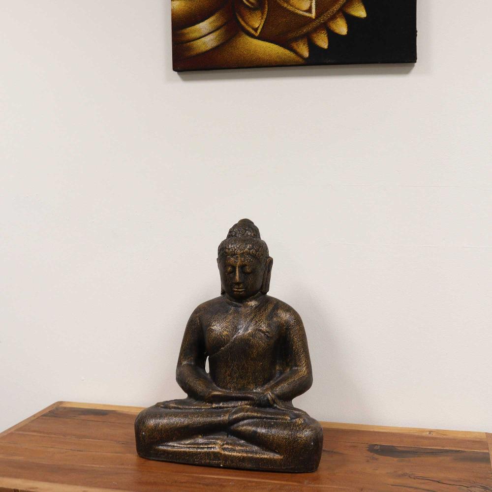 Ancient Wisdom Medium Buddha Classic Antique Gold - 0.5m
