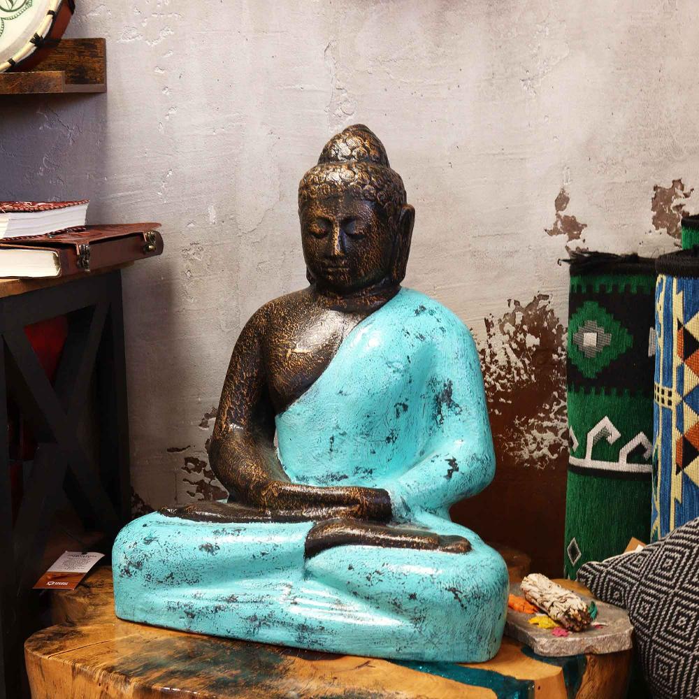 Ancient Wisdom Medium Buddha Classic Turquoise & Stone - 0.5m