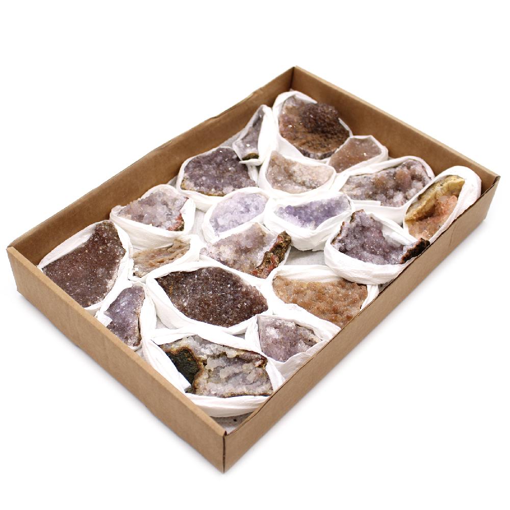 Ancient Wisdom Mineral Specimens - Amethyst (approx 20 Pieces)