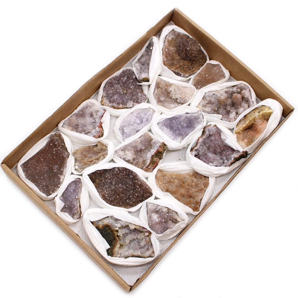 Ancient Wisdom Mineral Specimens - Amethyst (approx 20 Pieces)