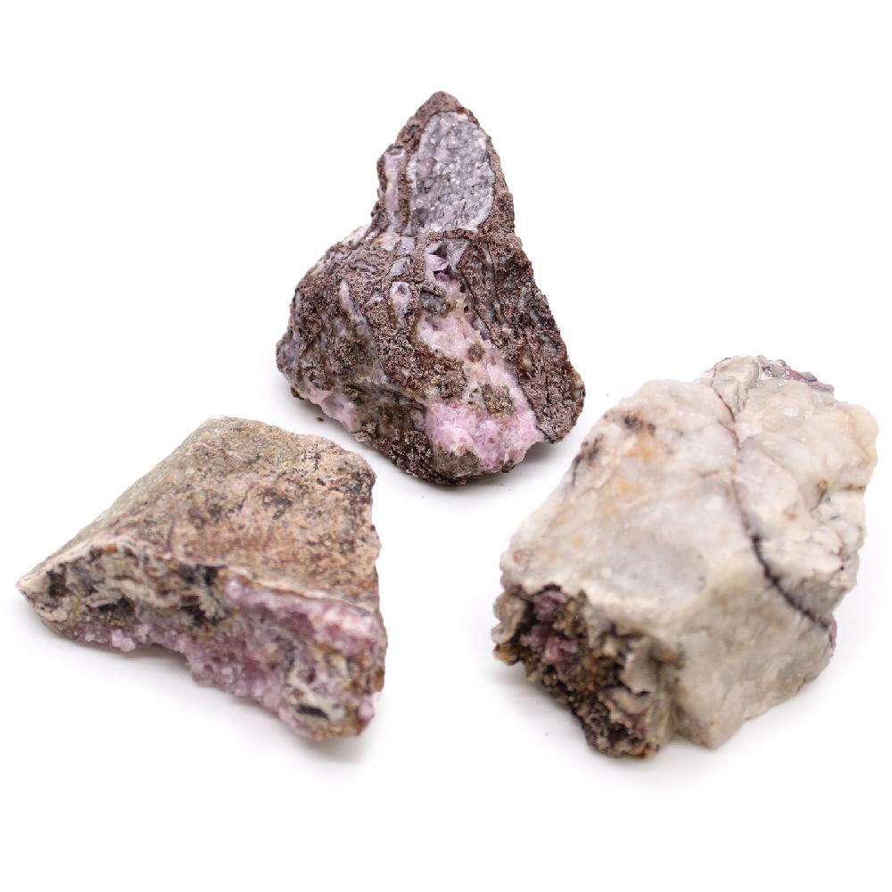 ancient wisdom Mineral Specimens - Cobalt Calcite (in-between 07-27 pieces)
