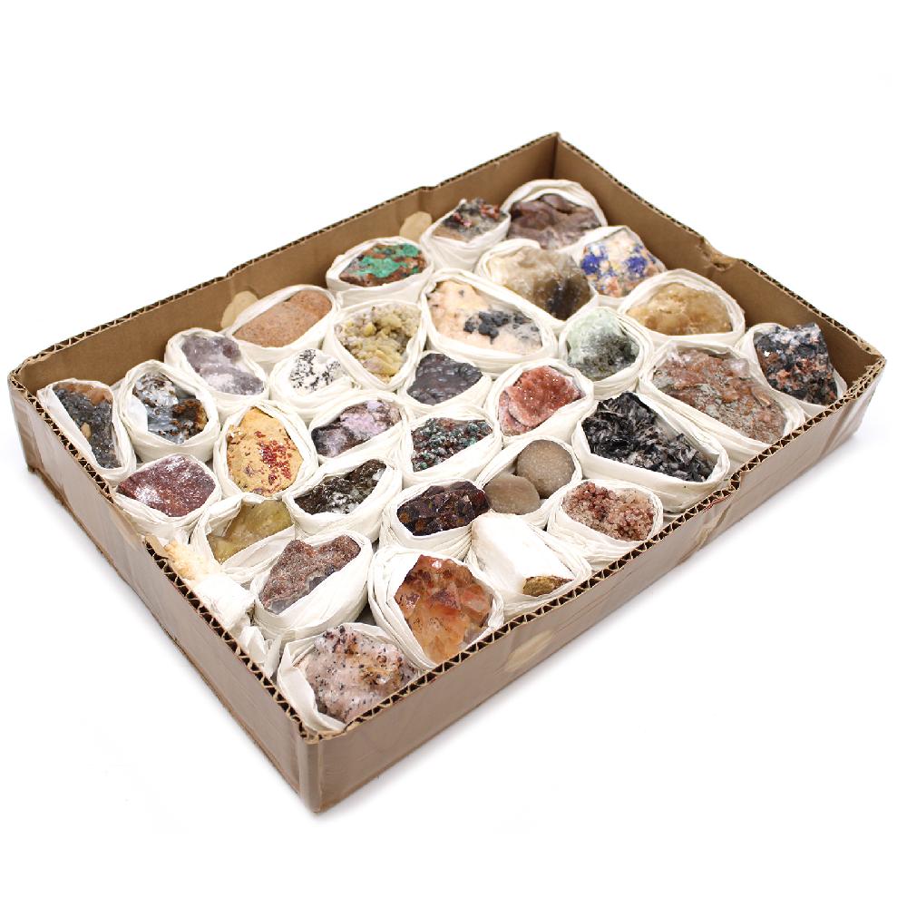 Ancient Wisdom Mineral Specimens - Mixed Pieces (approx 24 Pieces)