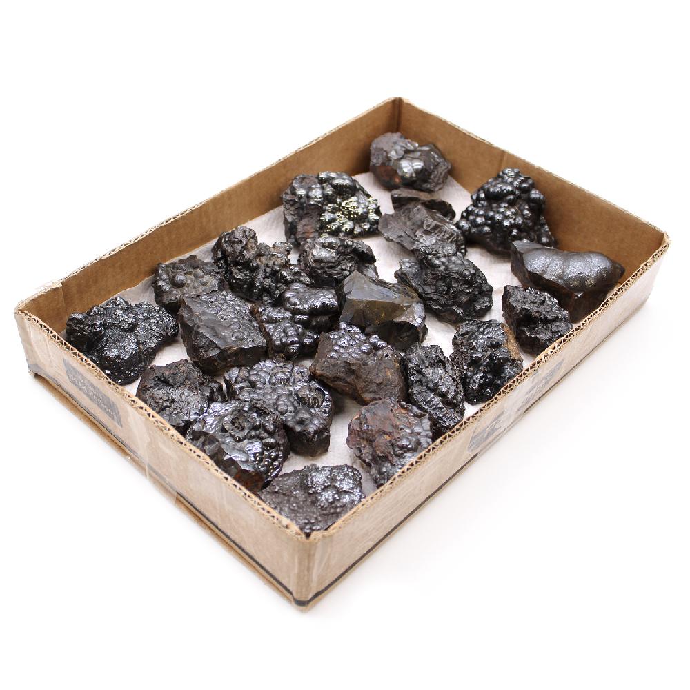 Ancient Wisdom Mineral Specimens - Natural Hematite (approx 20 Pieces)