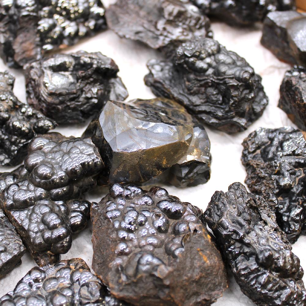 Ancient Wisdom Mineral Specimens - Natural Hematite (approx 20 Pieces)