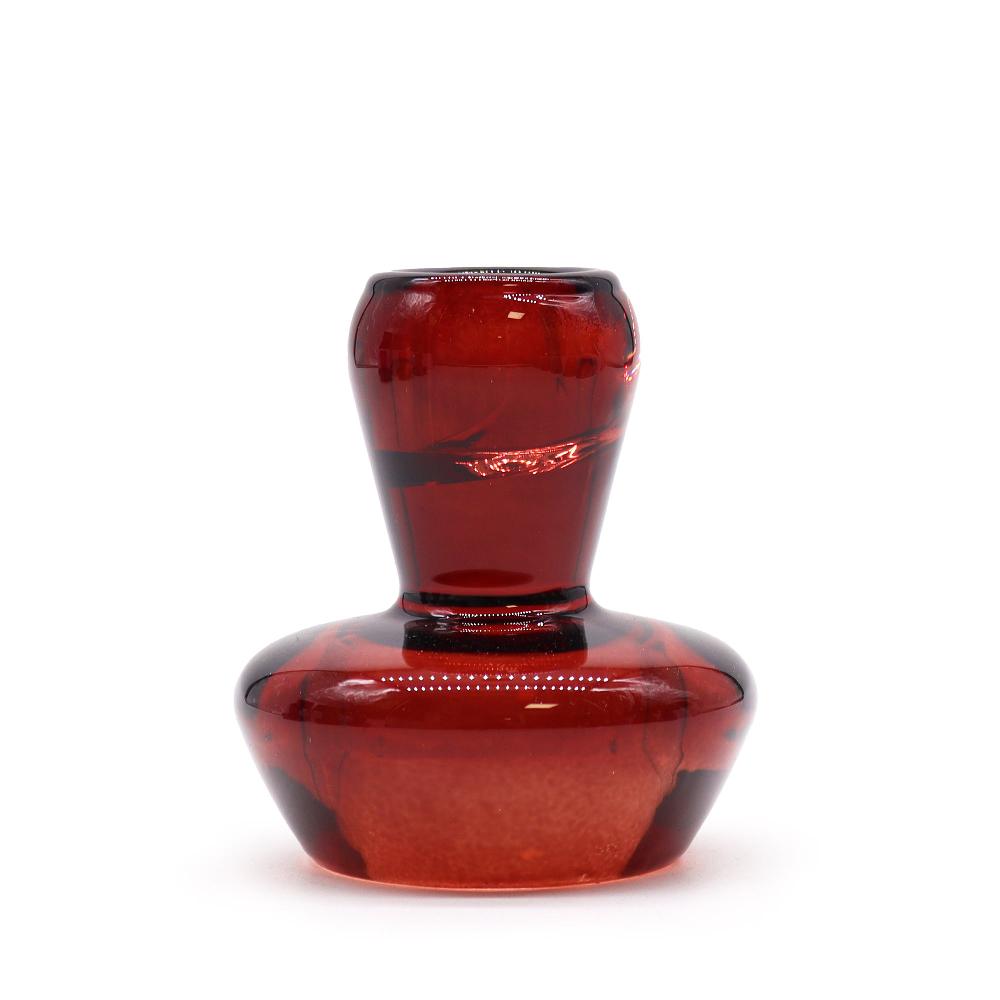 ancient wisdom Mushroom Flip Dinner Candle / Tealight Holder - Vampire Red