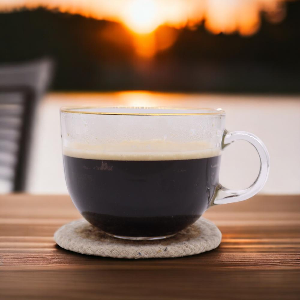 Ancient Wisdom Natural Coaster - Jute & Cotton 10cm (set Of 4) - Ivory Boarder