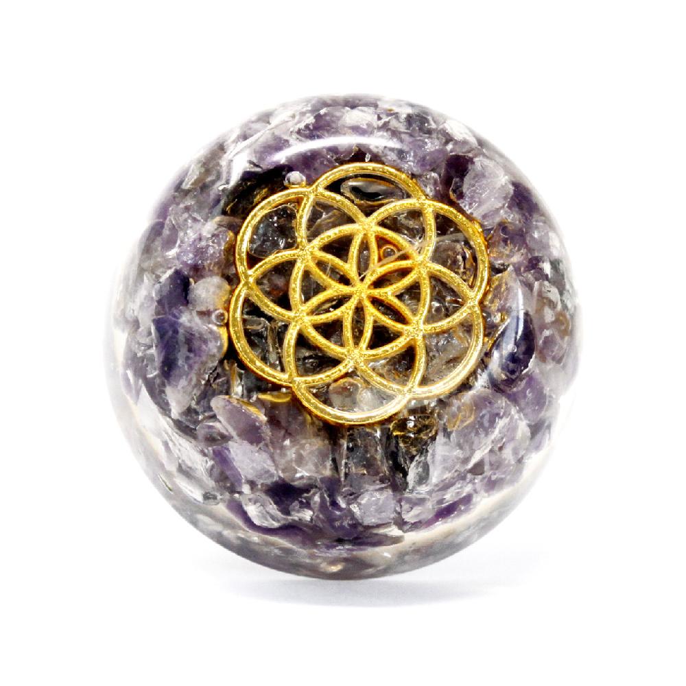 Ancient Wisdom Orgonite Desk Power Packs - Amethyst Dome
