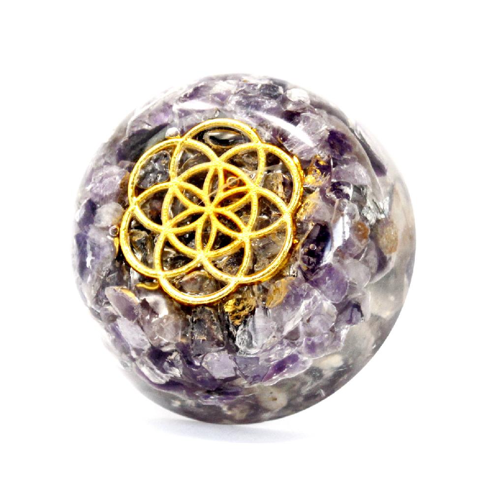 ancient wisdom Orgonite Desk Power Packs - Amethyst Dome