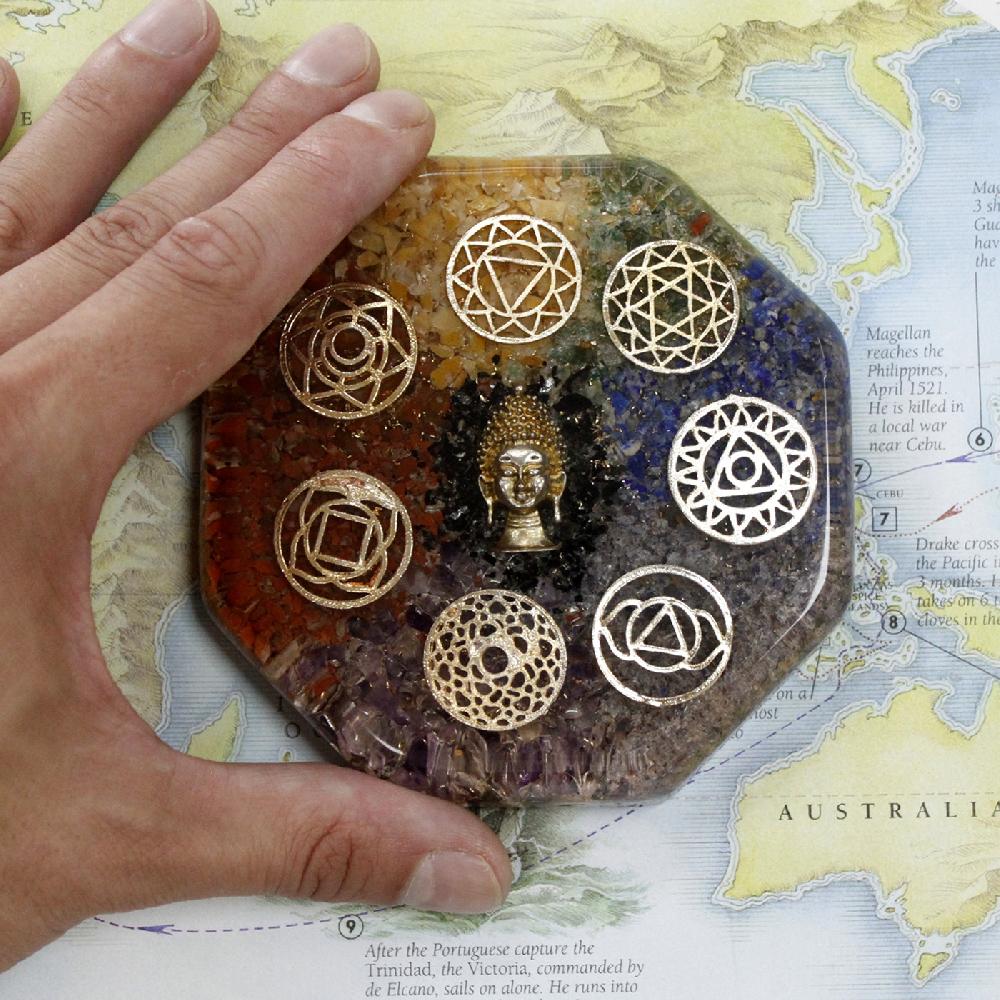 Ancient Wisdom Orgonite Desk Power Packs - Angel Chakra - Lrg