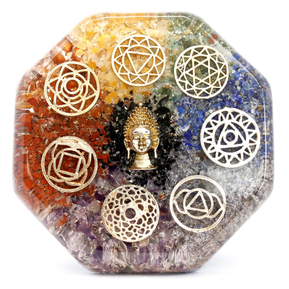 Ancient Wisdom Orgonite Desk Power Packs - Buddha Chakra - Lrg