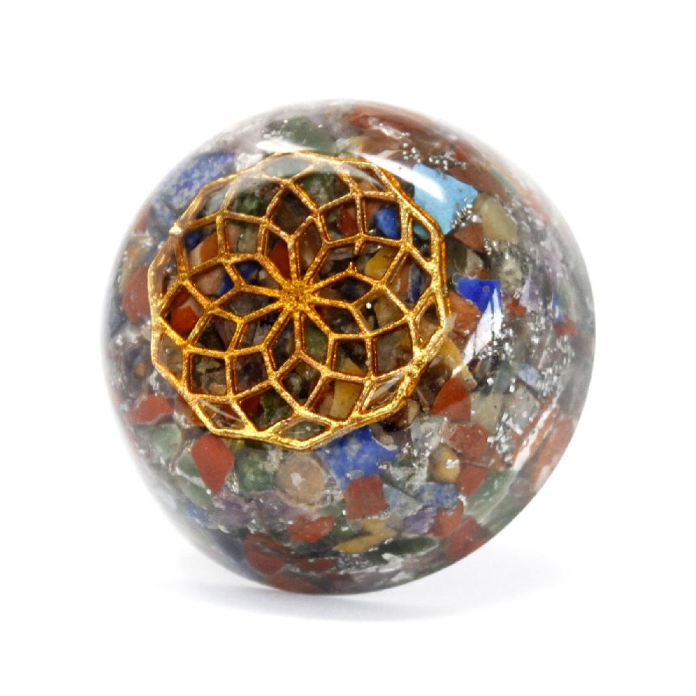 ancient wisdom Orgonite Desk Power Packs - Multi Stone Dome