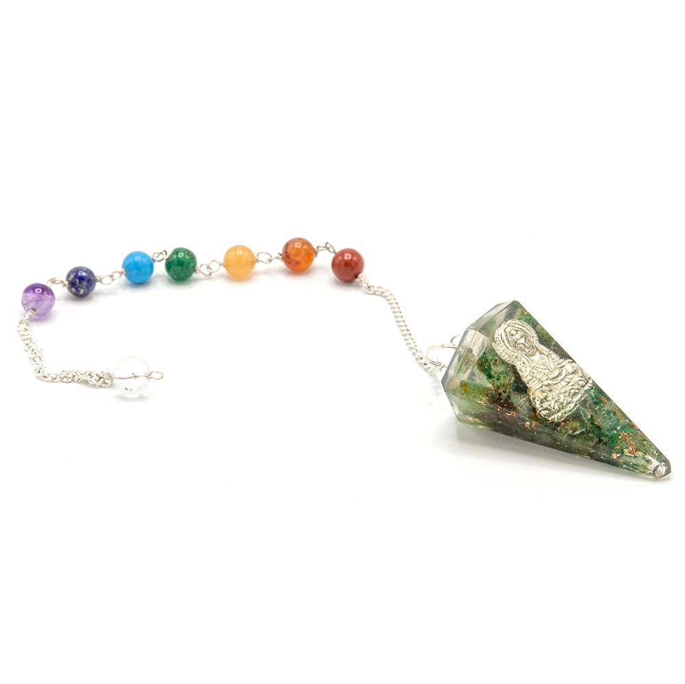 Ancient Wisdom Orgonite Power Chakra Pendulum - Buddha