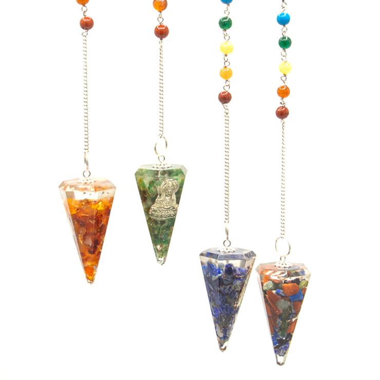 Ancient Wisdom Orgonite Power Chakra Pendulum - Buddha