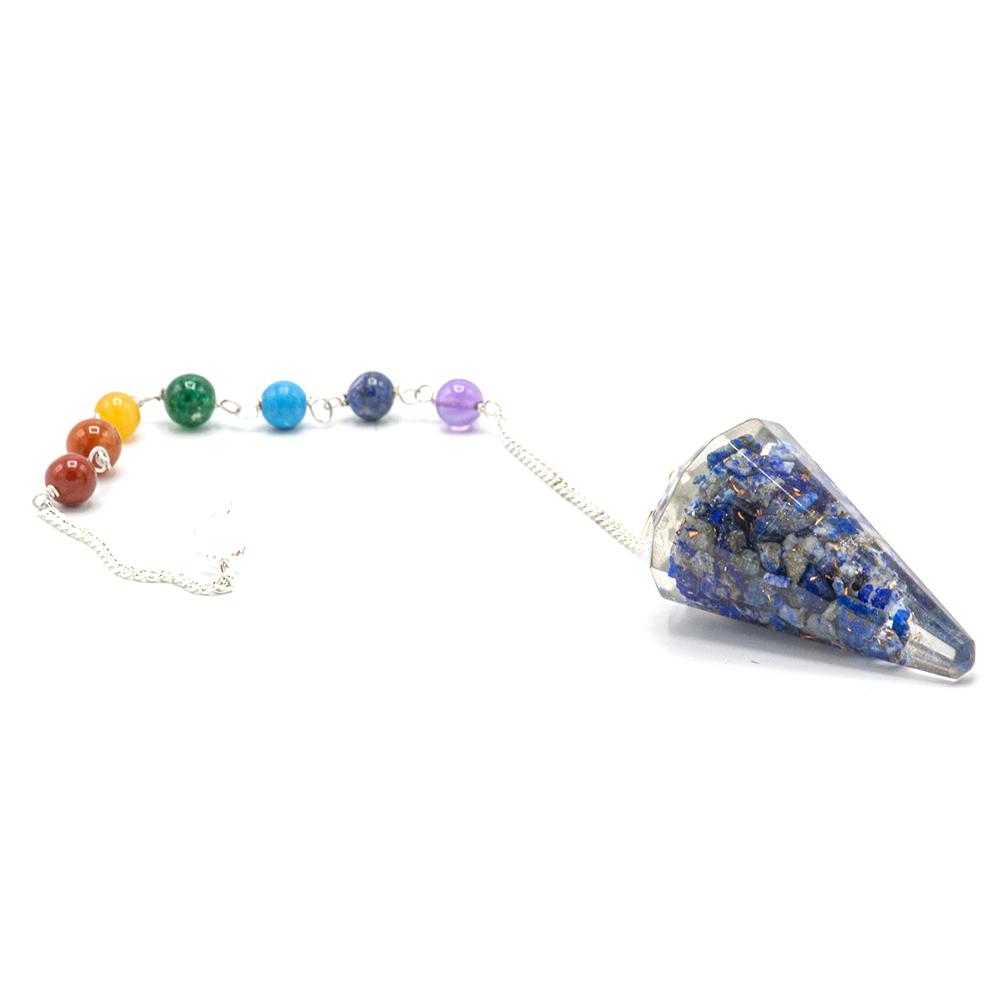 ancient wisdom Orgonite Power Chakra Pendulum - Lapis