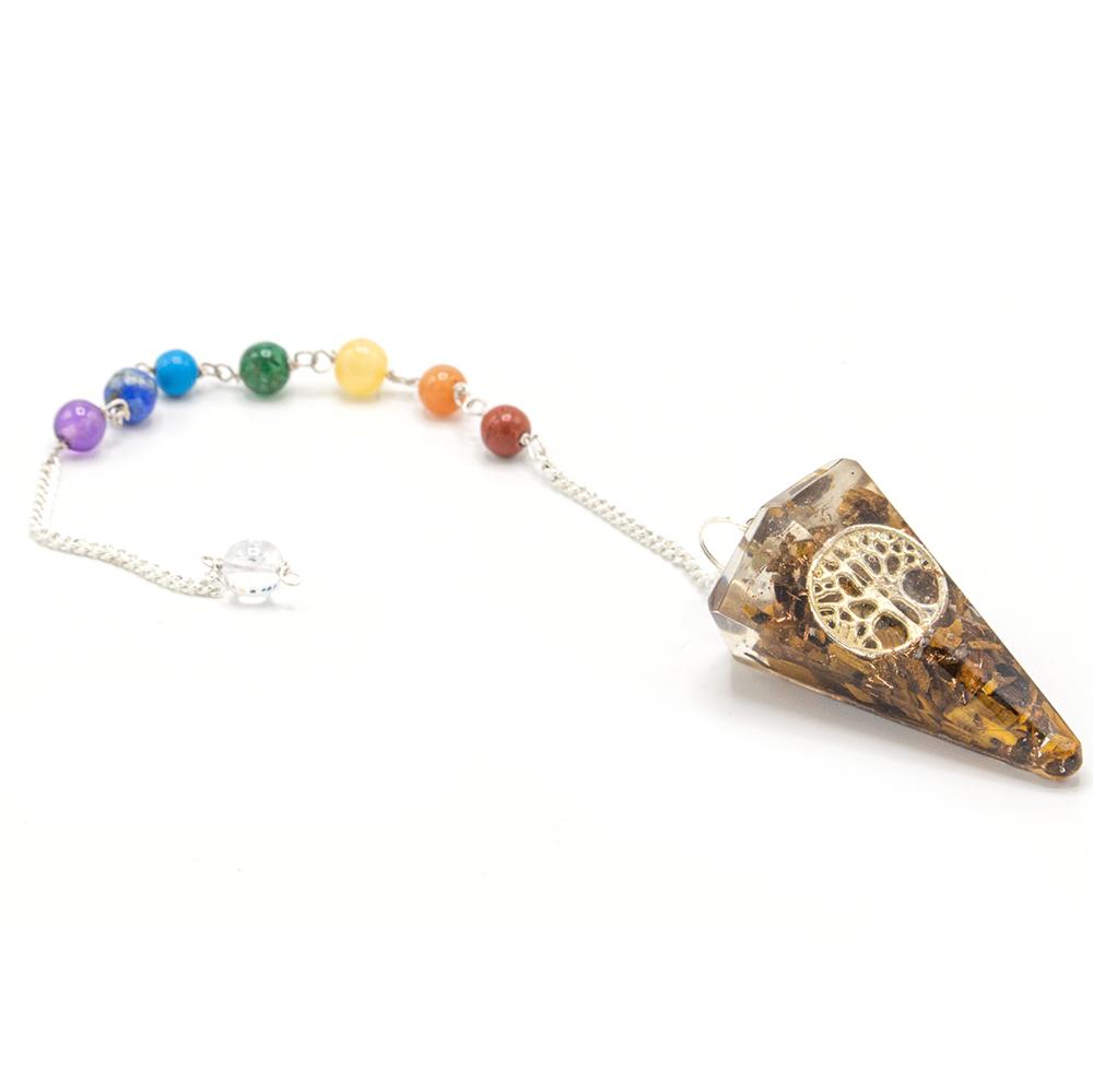 Ancient Wisdom Orgonite Power Chakra Pendulum - Tree Of Life