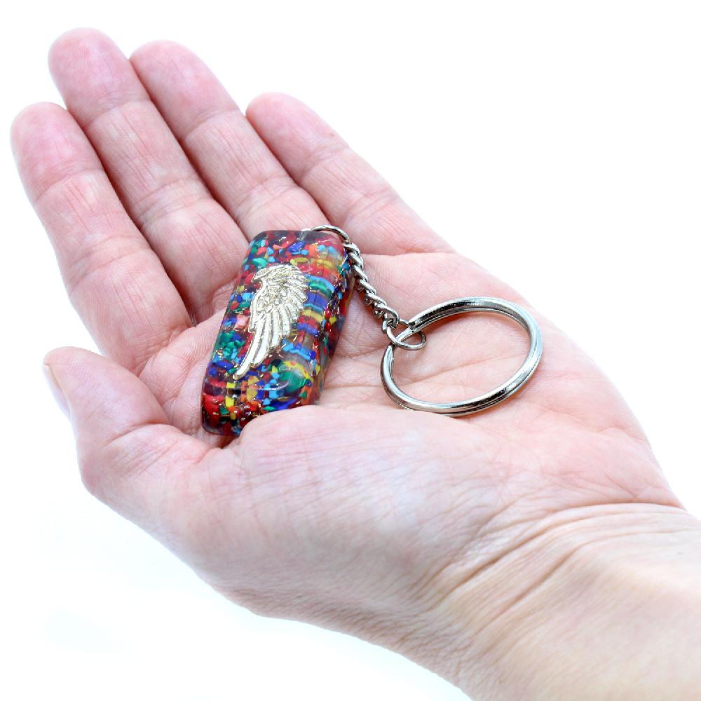 Ancient Wisdom Orgonite Power Keyring - Guardian Protection