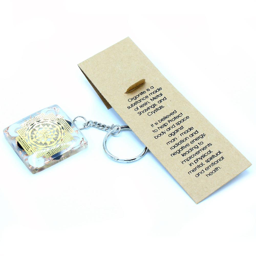 Ancient Wisdom Orgonite Power Keyring - Home Protect Tourmaline