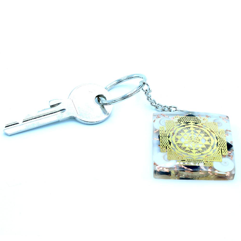 Ancient Wisdom Orgonite Power Keyring - Home Protect Tourmaline