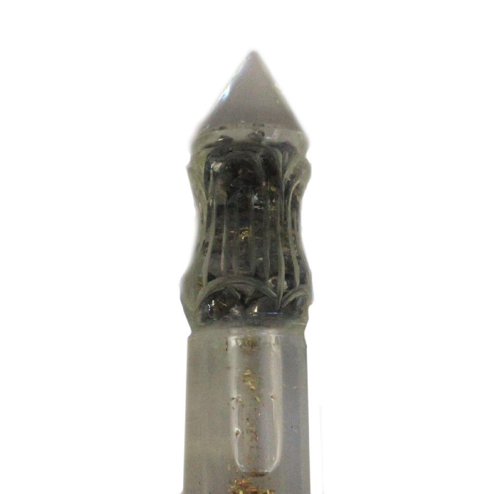 Ancient Wisdom Orgonite Water Wand Carved With Copper & Gemchips