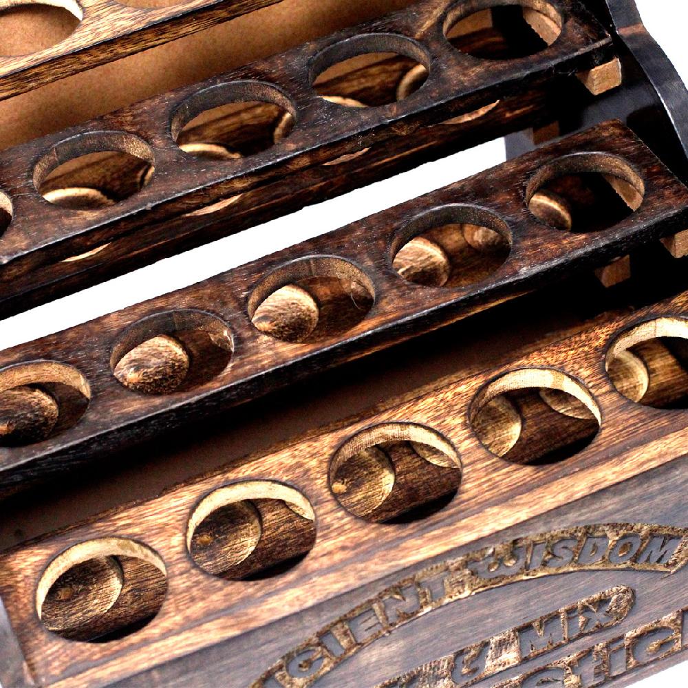 Ancient Wisdom P&M Incense Mango Wood Display Stand