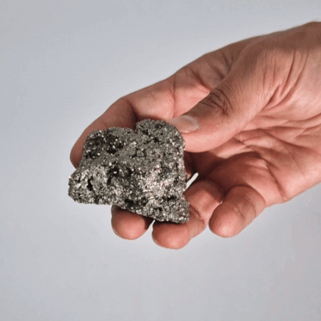 Ancient Wisdom Peruvian Pyrite - First Grade Large Size- (approx 100-135gm 55-65mm)