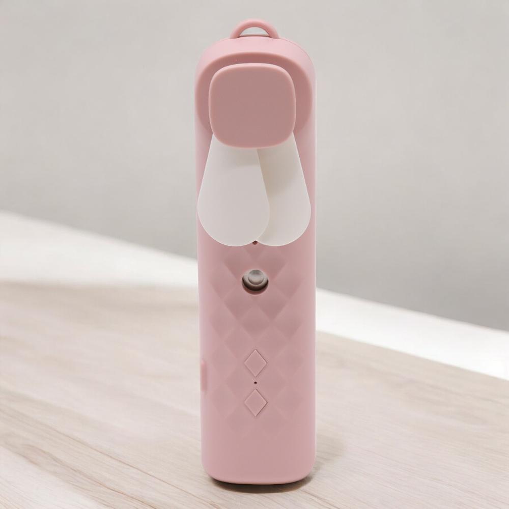 Ancient Wisdom Pink Nano Mist Face Fan & Spray - USB Chargable