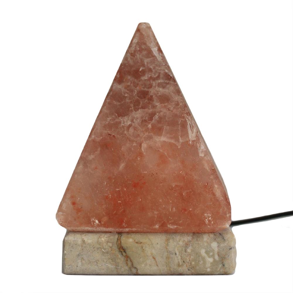 ancient wisdom Quality USB Pyramid Salt Lamp - 9 cm (single)
