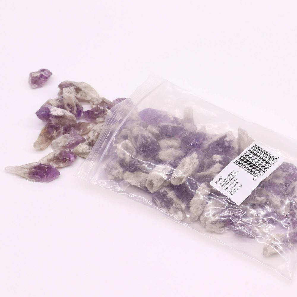 Ancient Wisdom Raw Crystals (500g) - Amethyst Rough Points