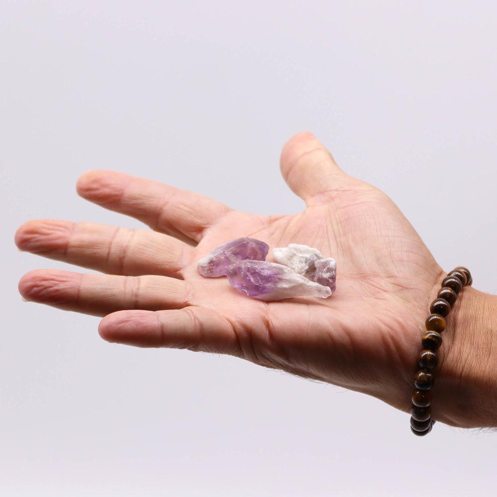 Ancient Wisdom Raw Crystals (500g) - Amethyst Rough Points