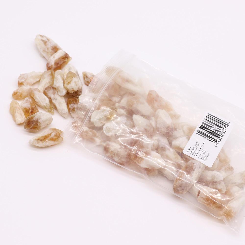 Ancient Wisdom Raw Crystals (500g) - Citrine Rough Points