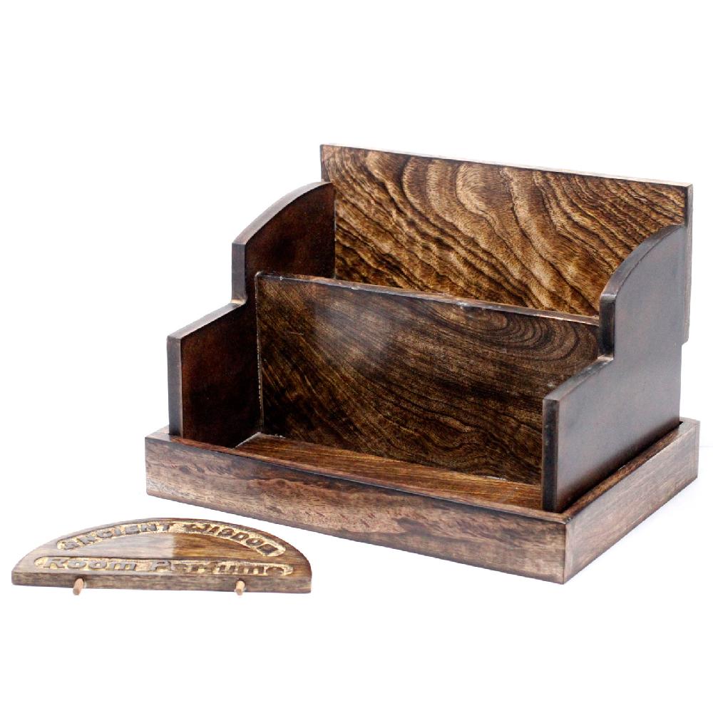 Ancient Wisdom Room Perfume Display Stand - Mango Wood