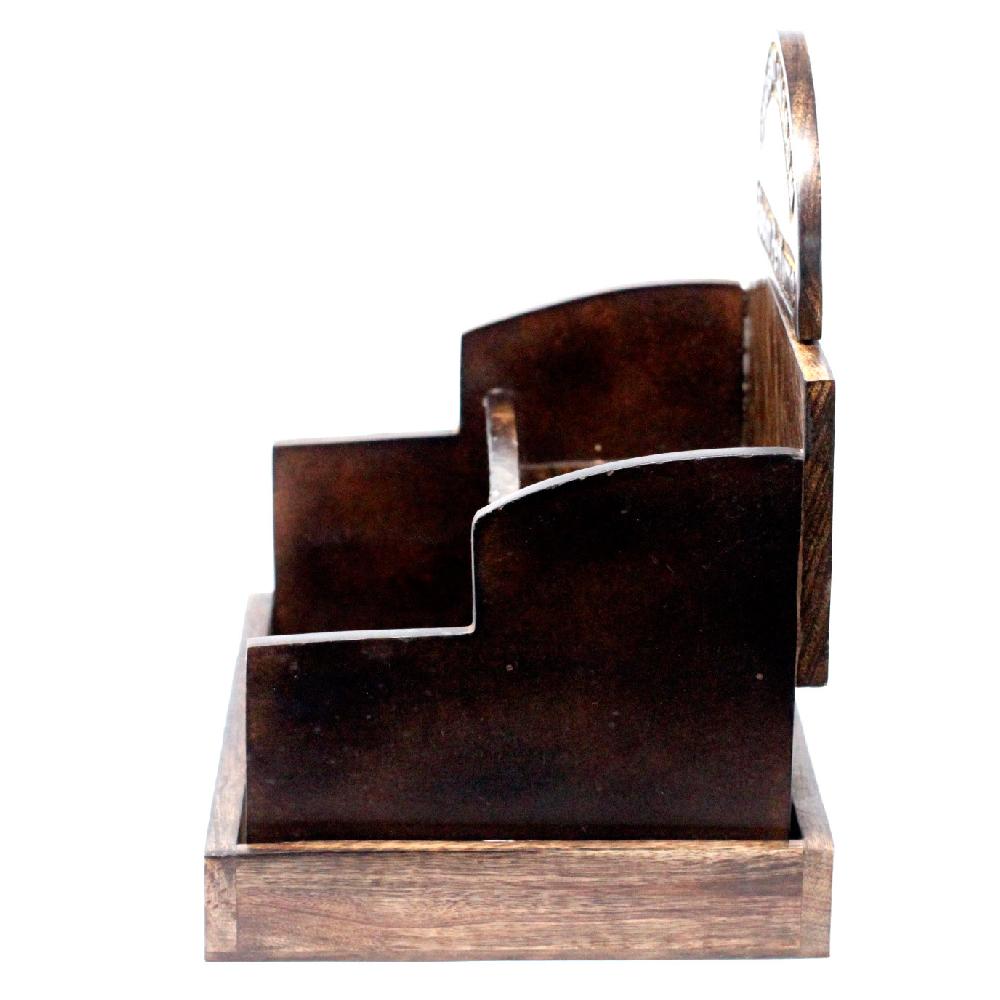 Ancient Wisdom Room Perfume Display Stand - Mango Wood