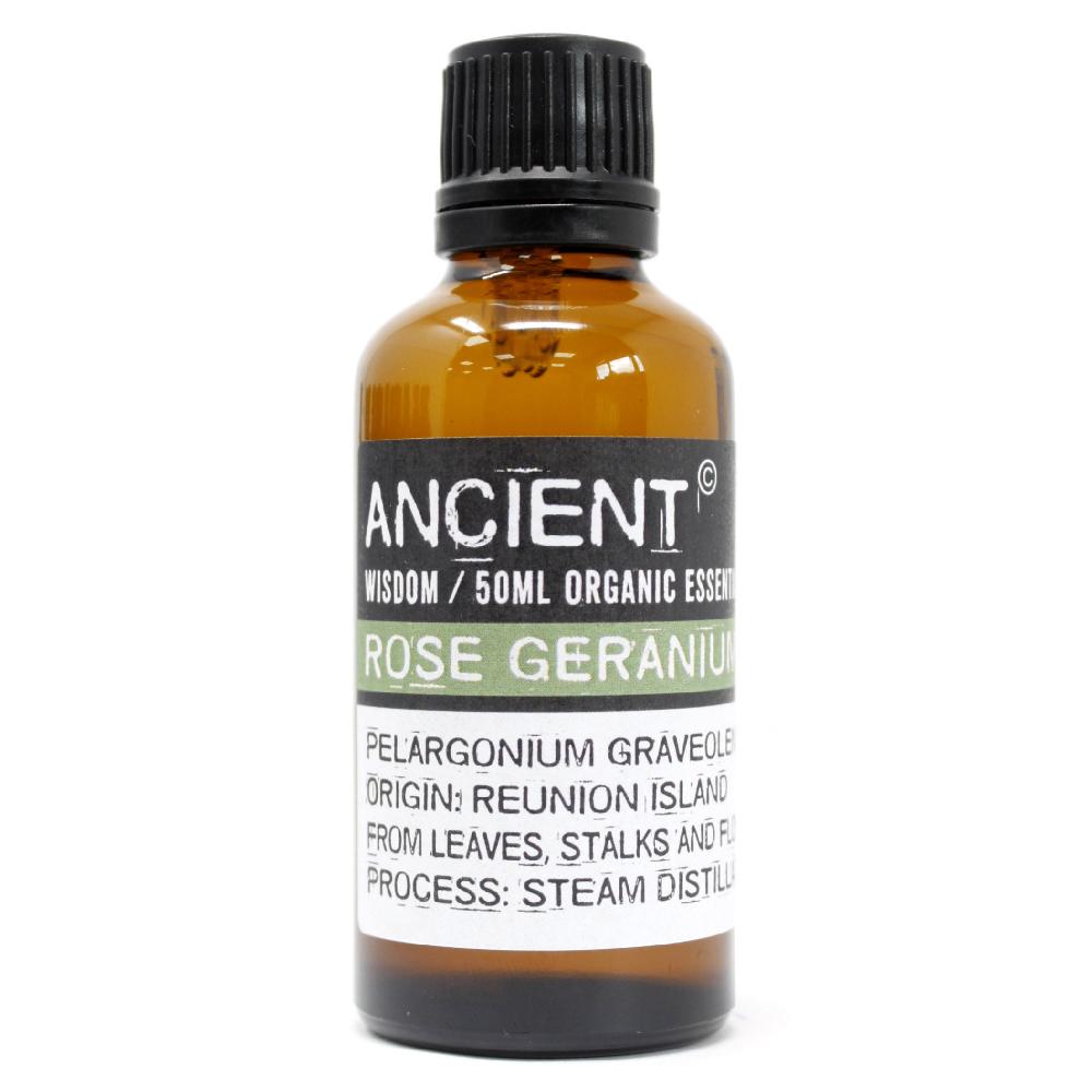 ancient wisdom Rose Geranium Organic Essential Oil 50ml