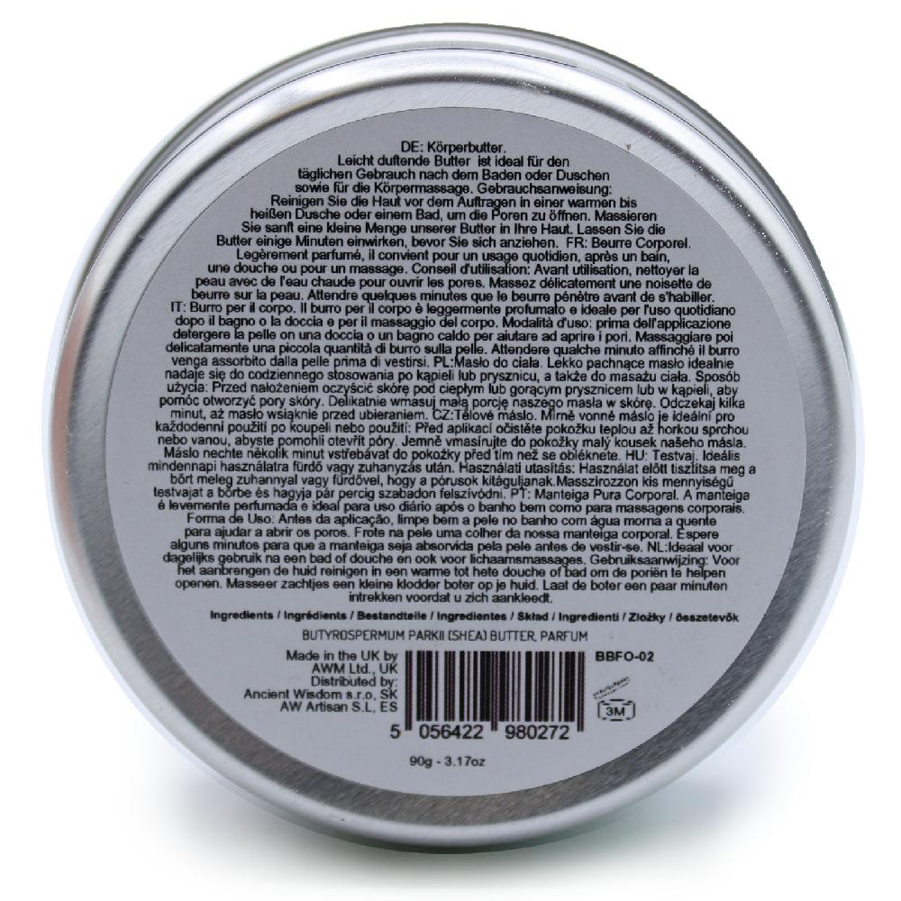 Ancient Wisdom Scented Shea Body Butter 90g - Crazy Mango
