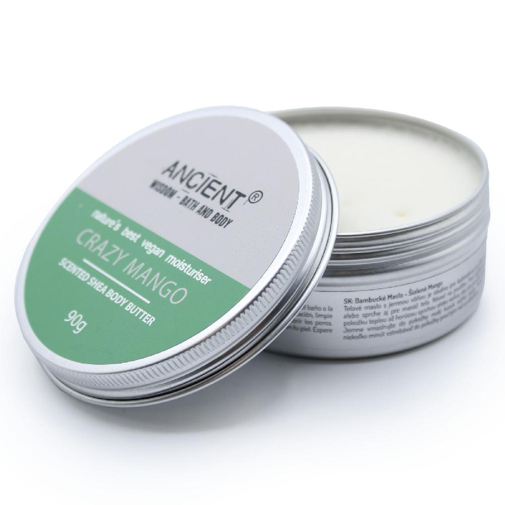 Ancient Wisdom Scented Shea Body Butter 90g - Crazy Mango