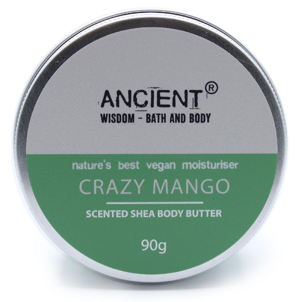 ancient wisdom Scented Shea Body Butter 90g - Crazy Mango