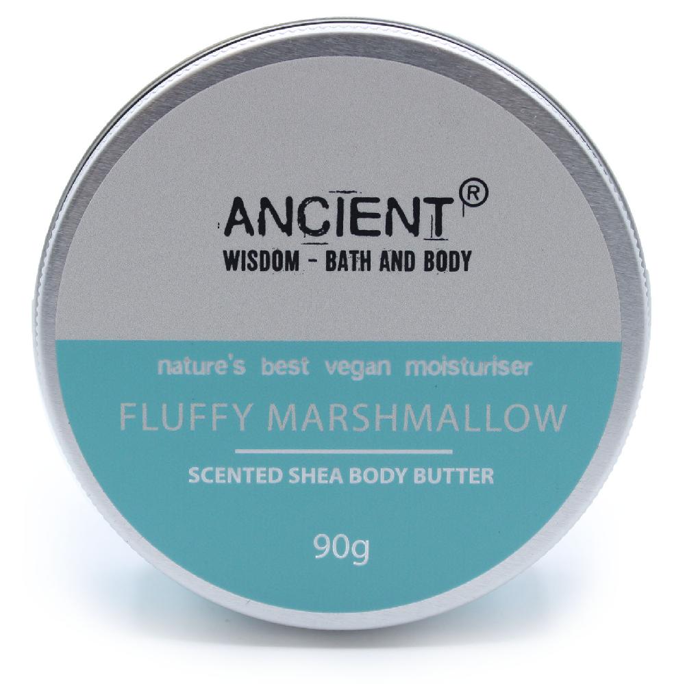 ancient wisdom Scented Shea Body Butter 90g - Fluffy Marshmallow