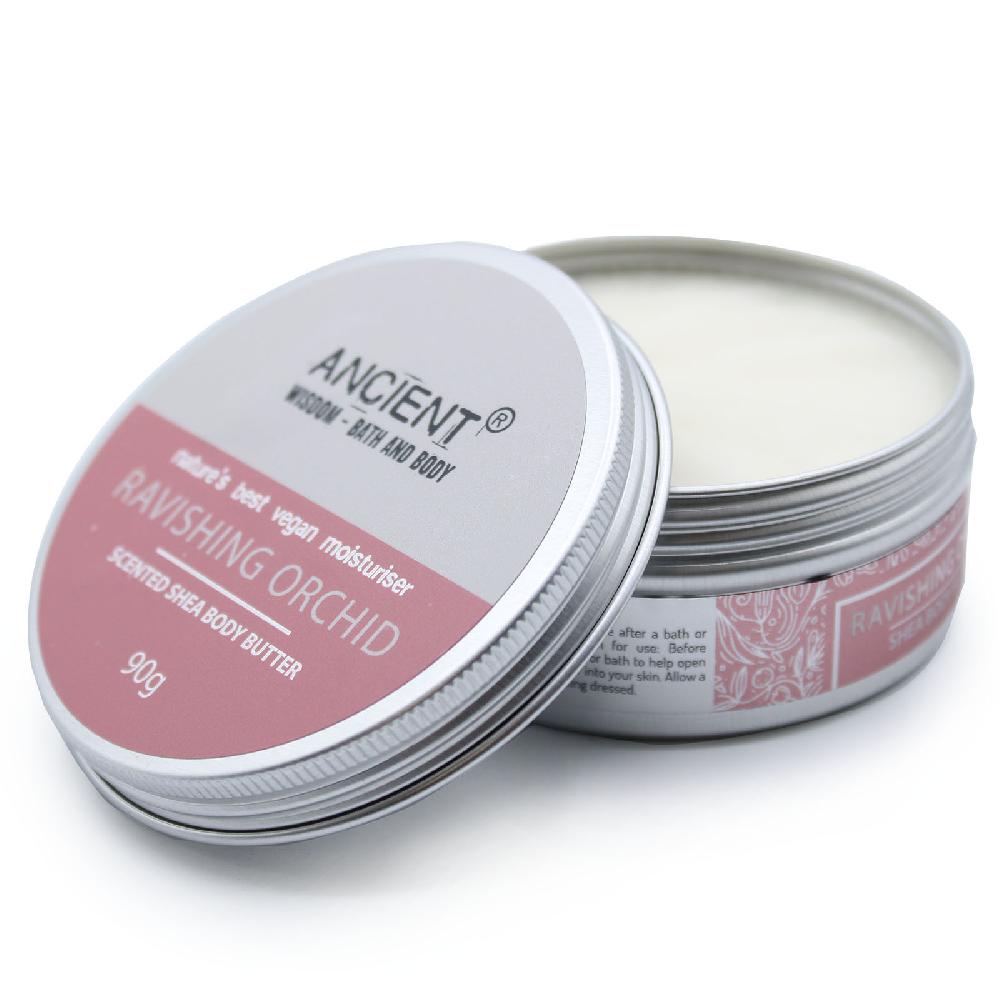 Ancient Wisdom Scented Shea Body Butter 90g - Ravishing Orchid